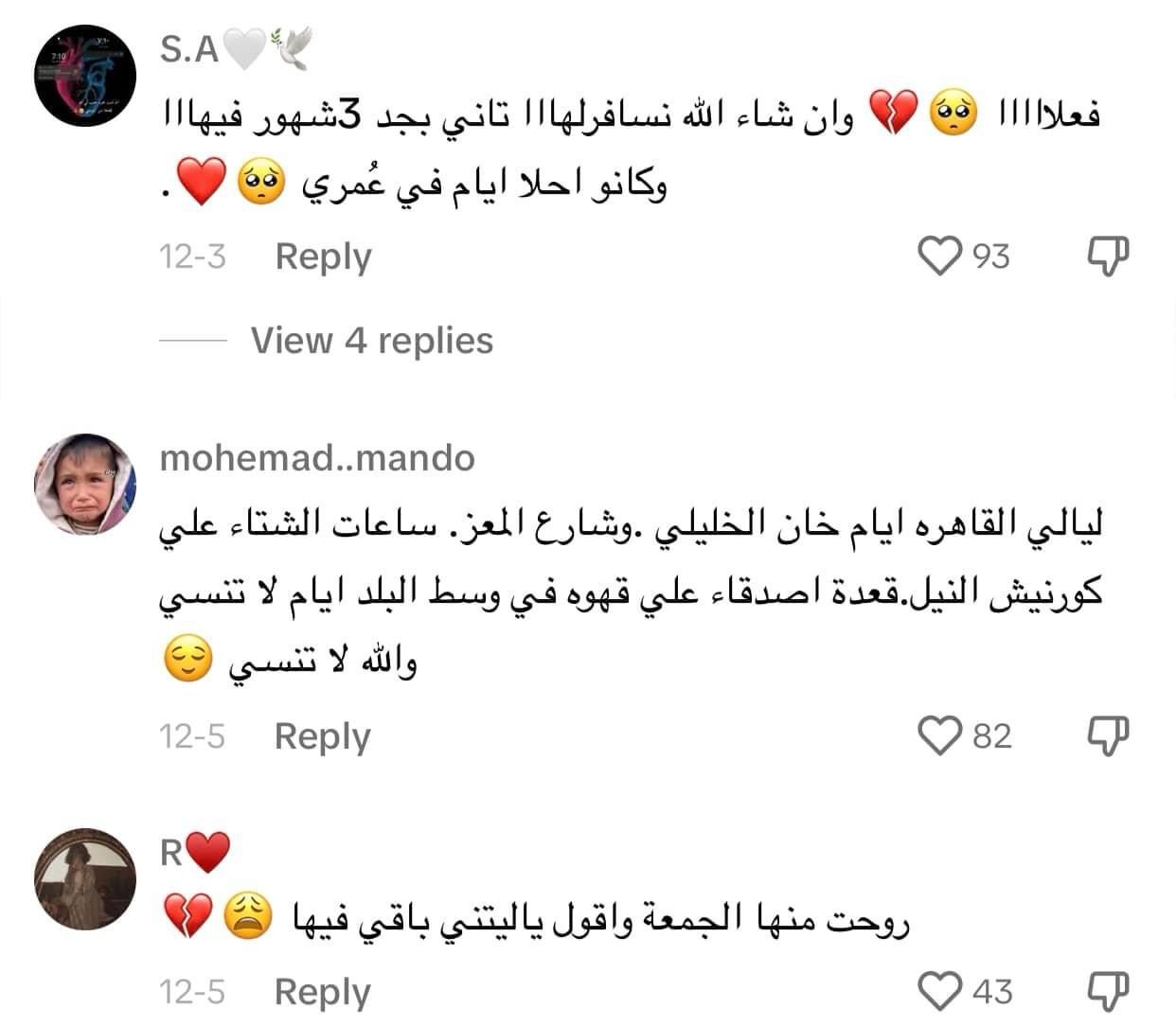 تعليقات في حب مصر