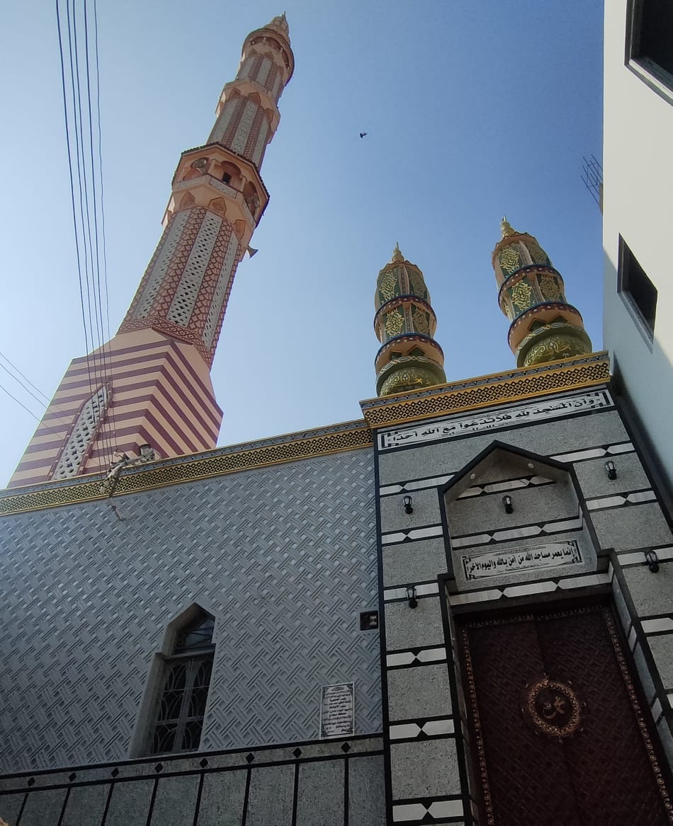 المسجد الذى تم إفتتاحه اليوم