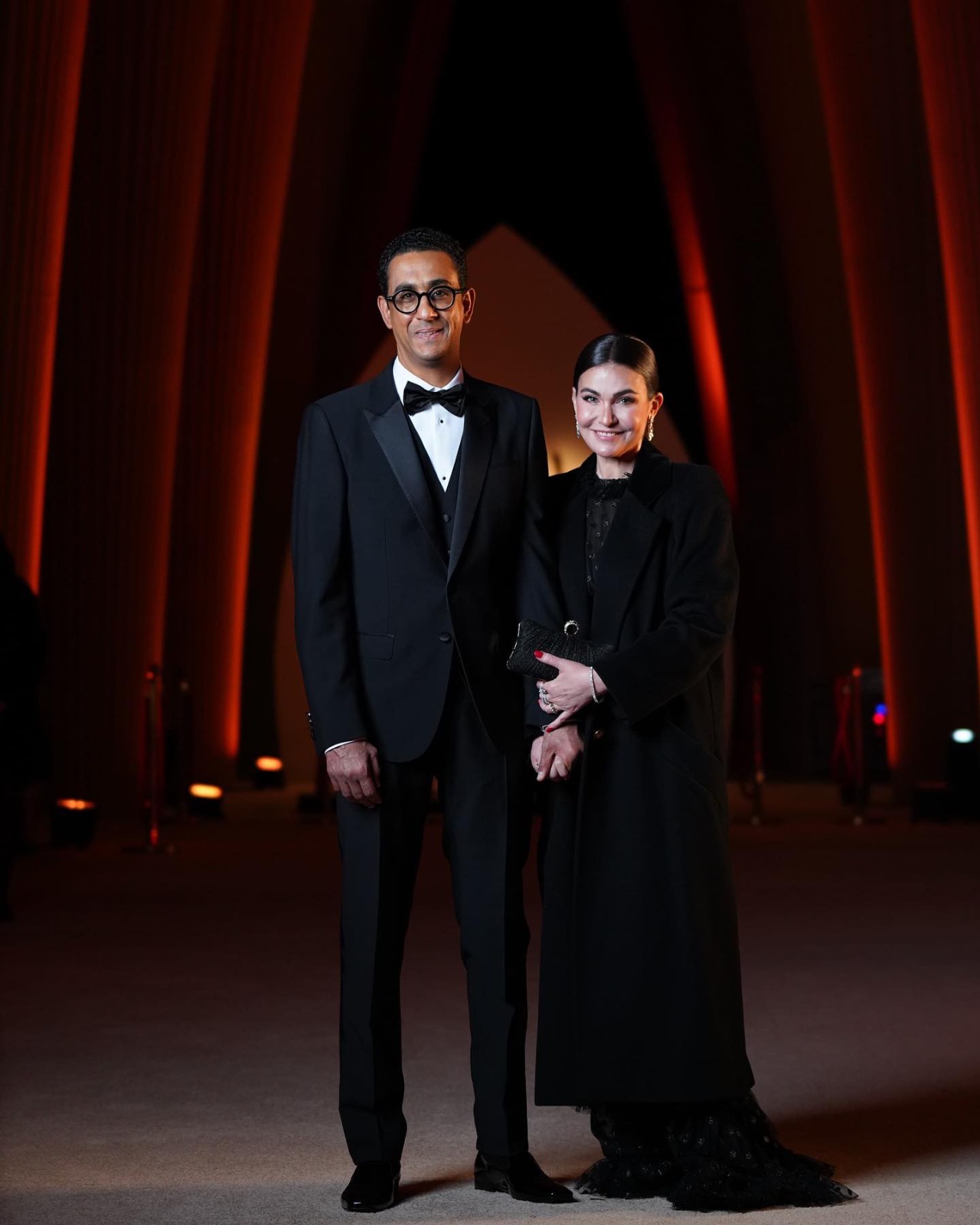 مروان حامد وزوجته