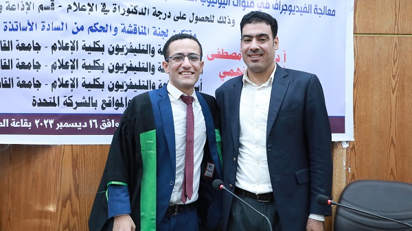 محمد سعودي مع الدكتور صلاح خليل