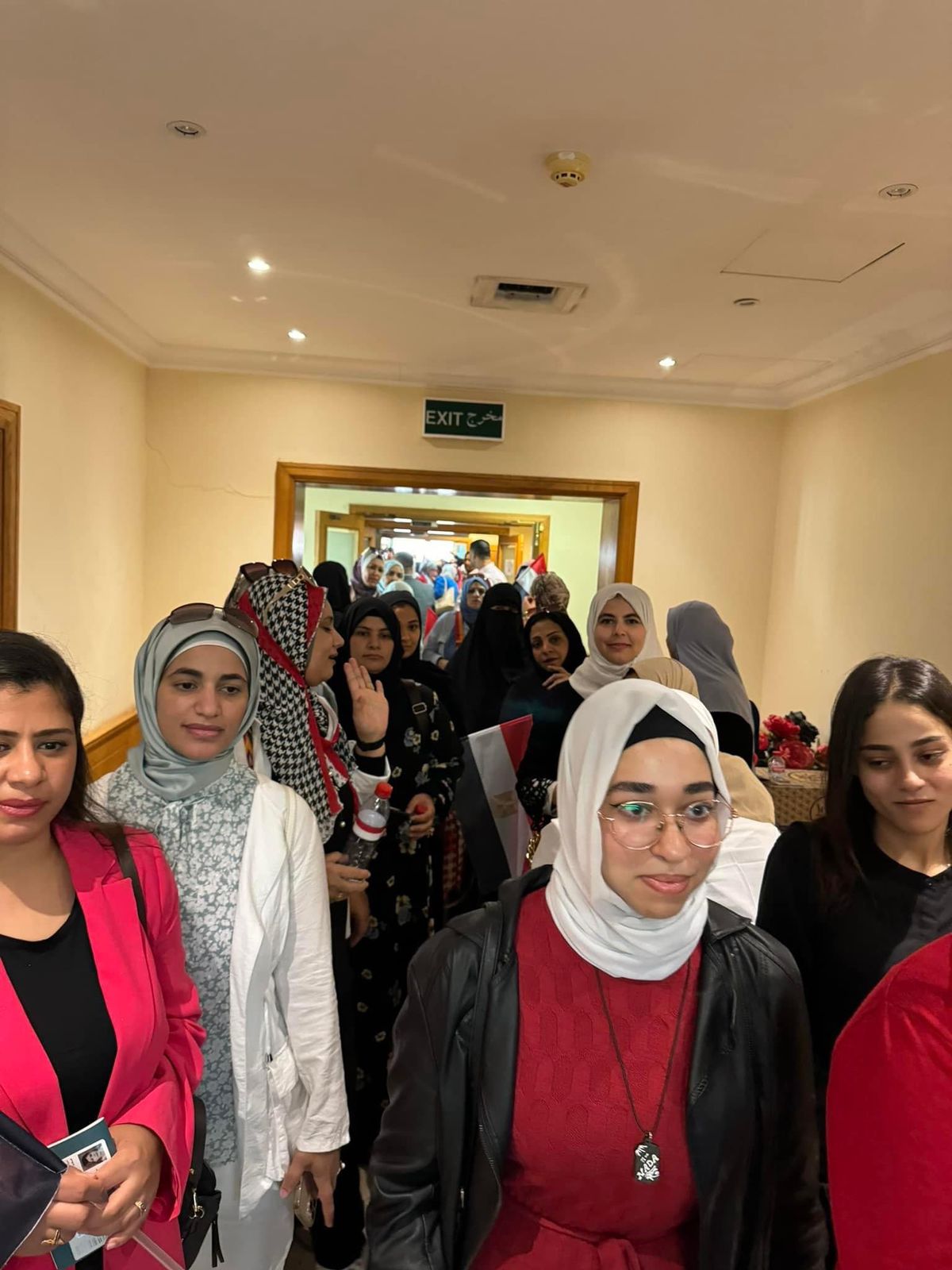 سيدات مصريات في سفارة مصر بالدوحة