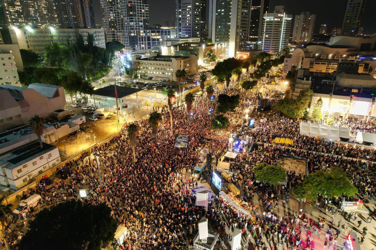 مظاهرات فى تل أبيب ضد نتنياهو