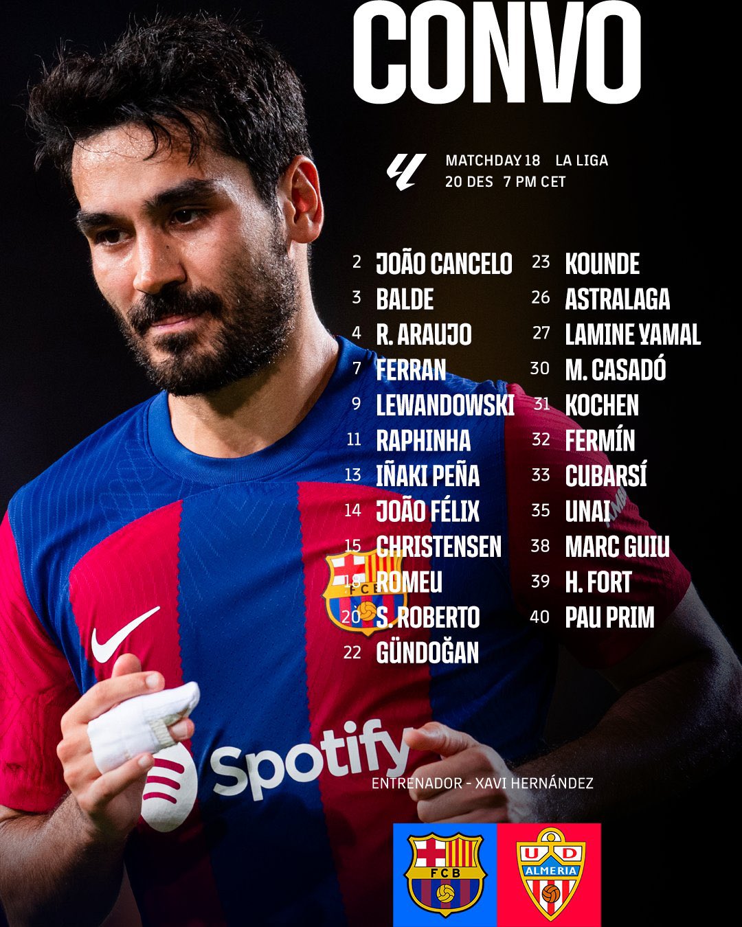 قائمة برشلونة