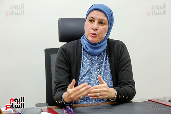 الدكتورة هالة رمضان مدير المركز القومى للبحوث الاجتماعية والجنائية (1)