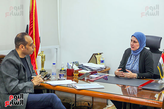 حوار الدكتورة هالة رمضان مدير المركز القومى للبحوث الاجتماعية والجنائية (14)