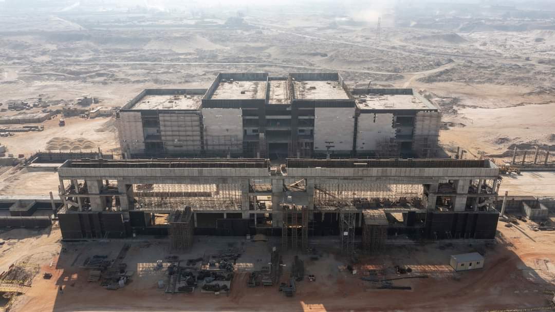 اعمال تنفيذ محطة القاهرة للقطار السريع