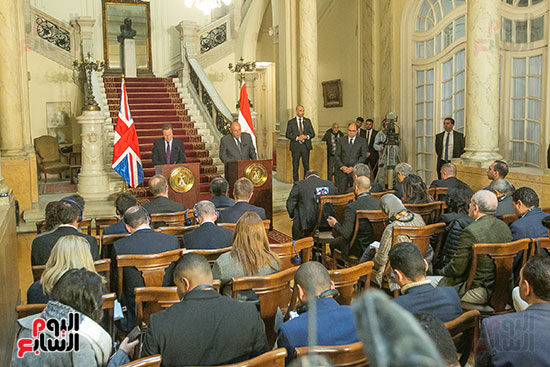 مؤتمر وزيرى الخارجية المصرى والبريطانى (2)