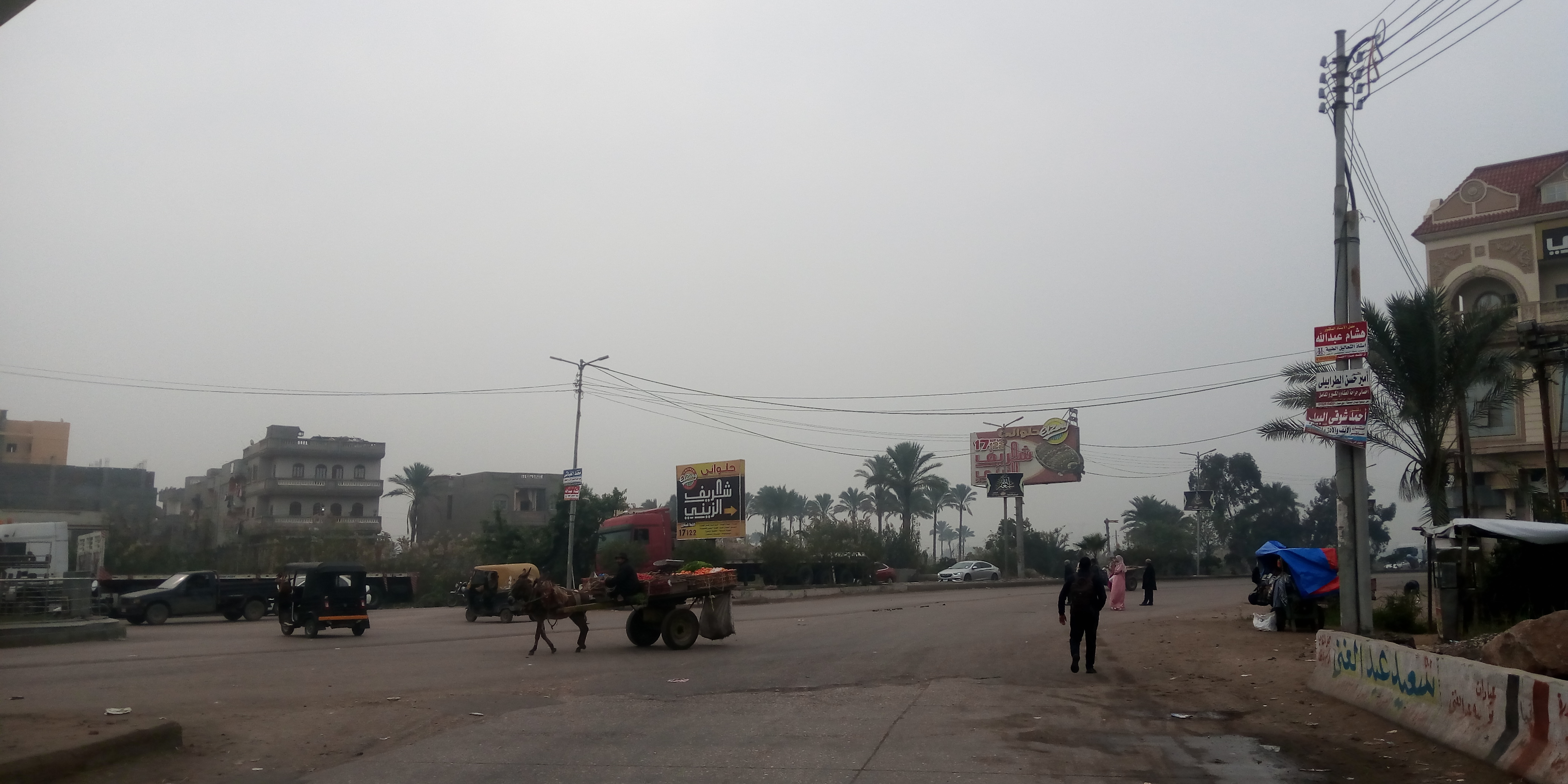 تقلبات جوية علي مدن محافظة دمياط