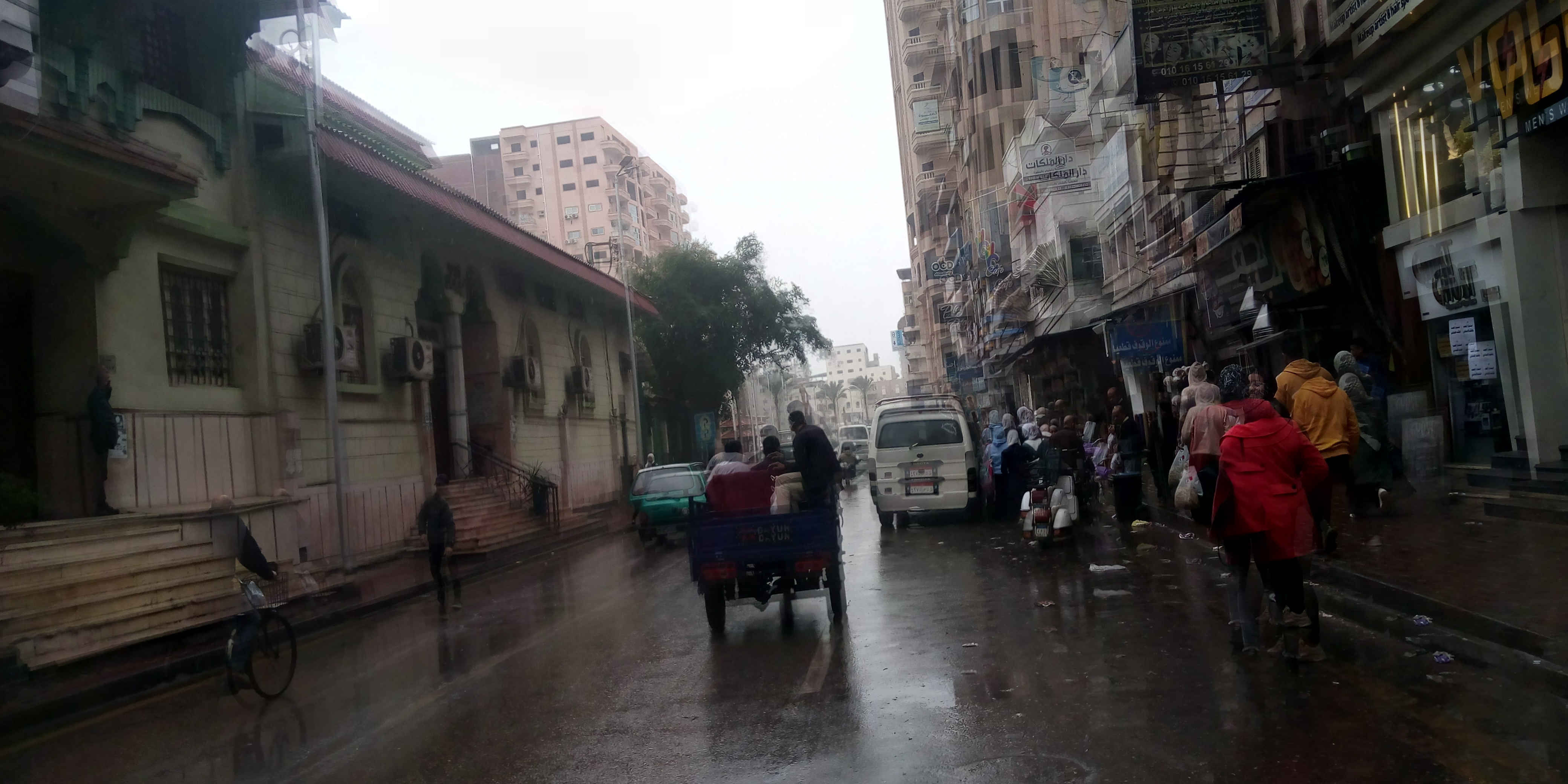 الأمطار تضرب مدن محافظة دمياط (2)