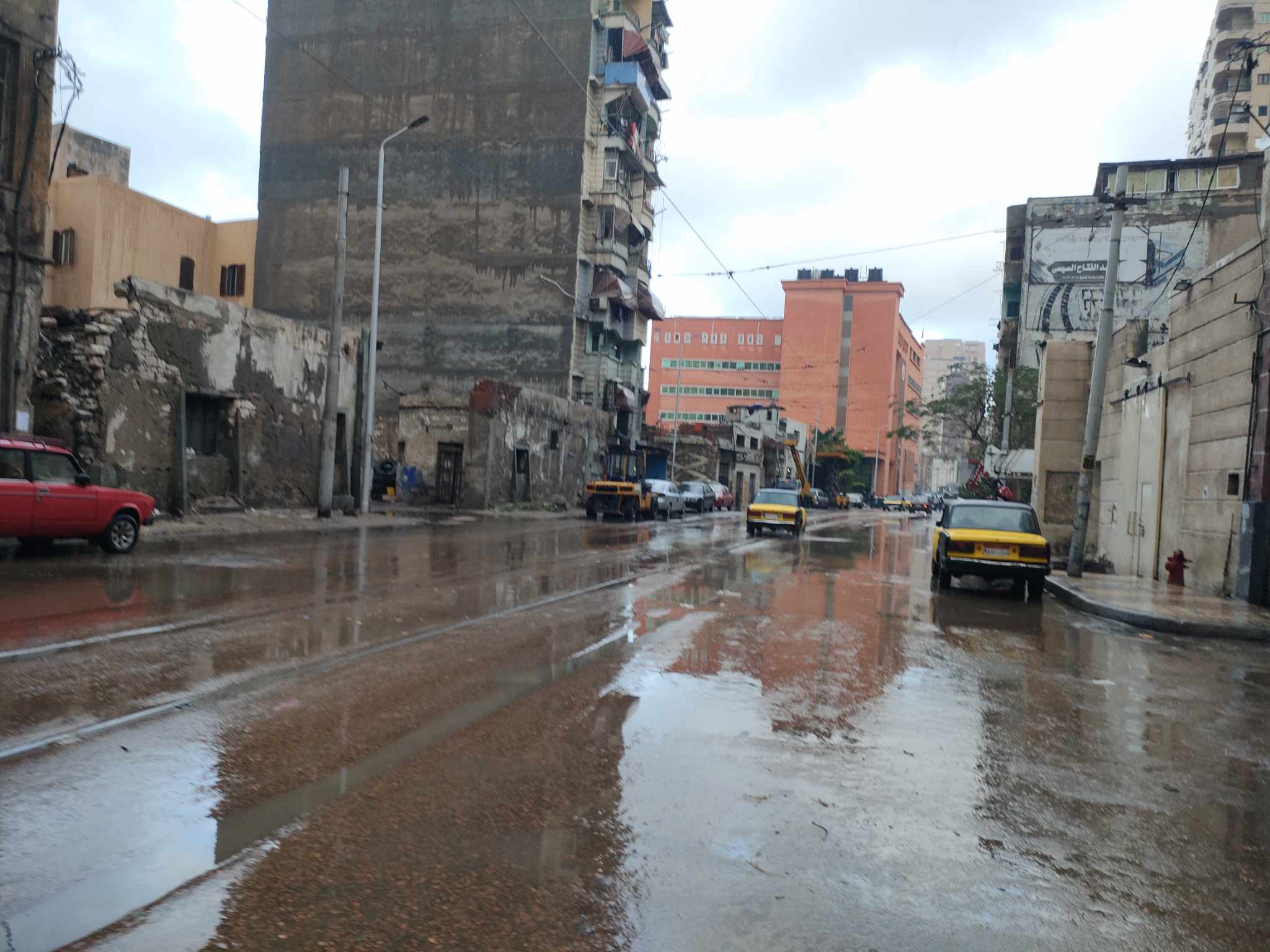 امطار  في الإسكندرية اليوم