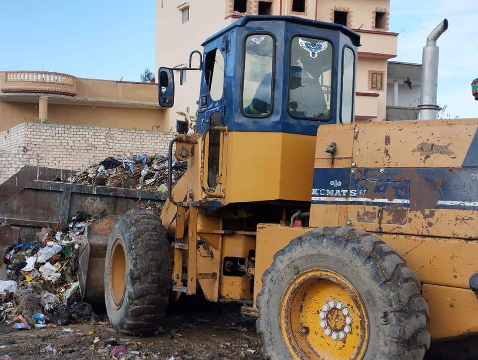رفع  القمامة من شوراع العامرية ثان بالإسكندرية