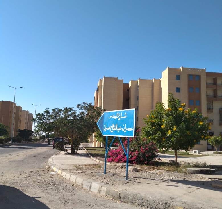 شارع الفنان عسران عبد الفتاح بمدينة طيبة