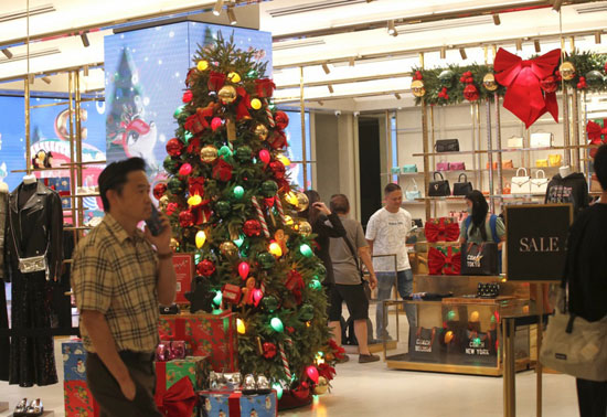 أسواق هدايا أعياد الميلاد فى بانكوك تايلاند