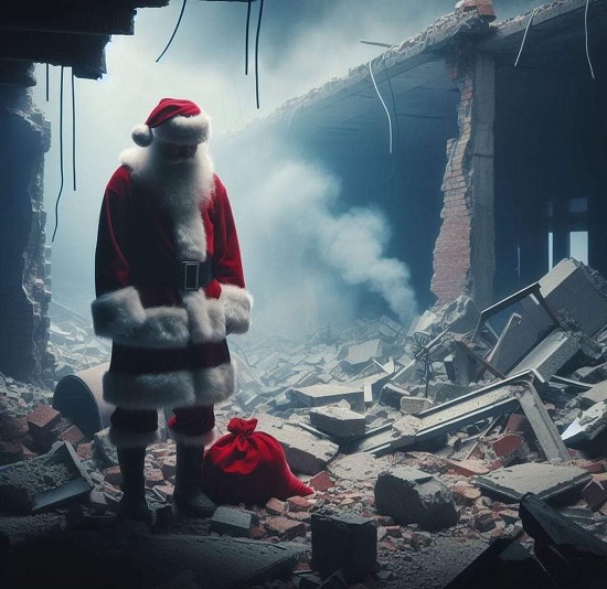 بابا نويل في غزة (4)