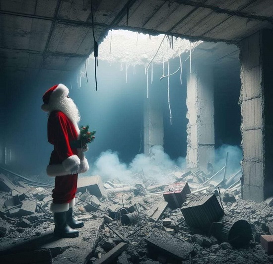 بابا نويل في غزة (3)