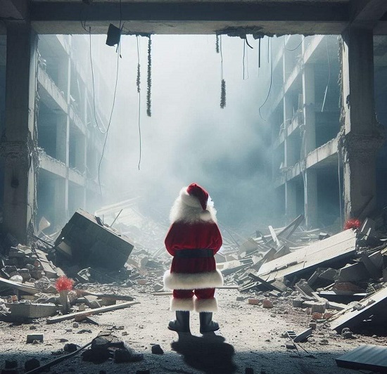 بابا نويل في غزة (6)