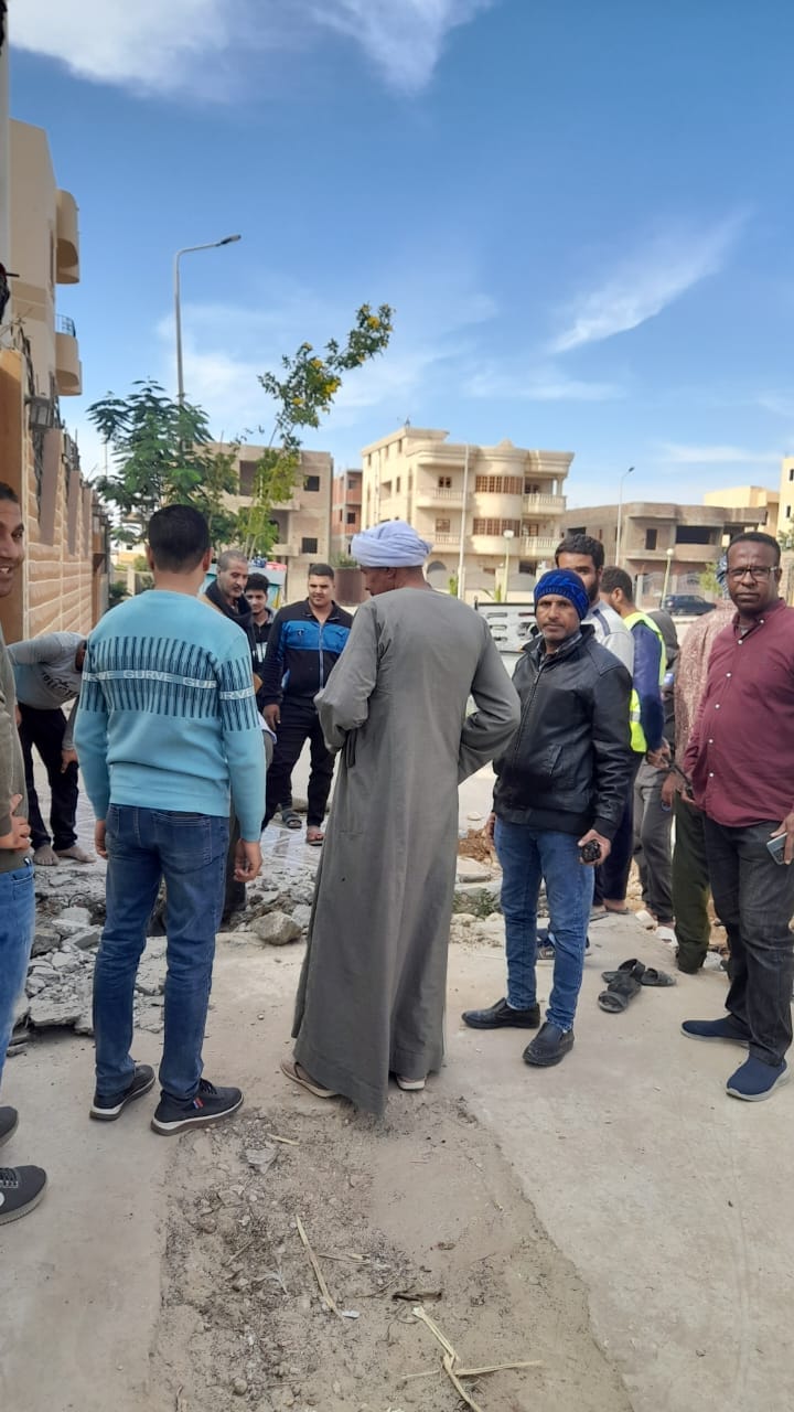 حملات على وصلات المياه المخالفة بمدينة طيبة