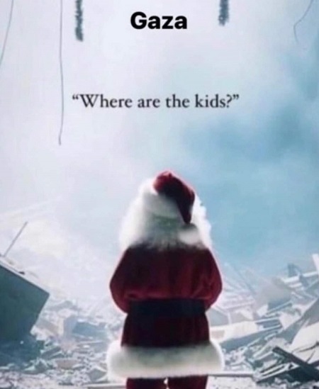بابا نويل في غزة (2)