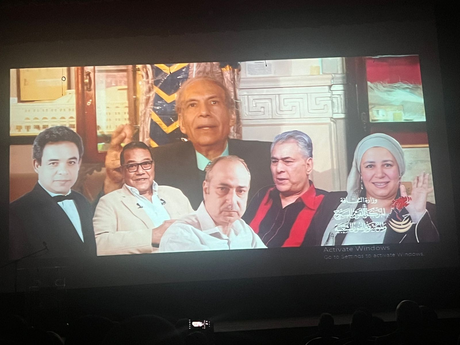 ميرنا وليد وسميرة عبد العزيز بإحتفالية تكريم رجل المسرح عمرو دوارة (4)