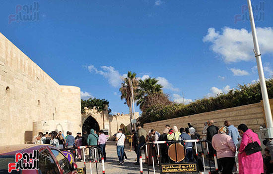 توافد-كبير-علي-زيارة-قلعة-قايتباي-الأثرية-في-الإسكندرية
