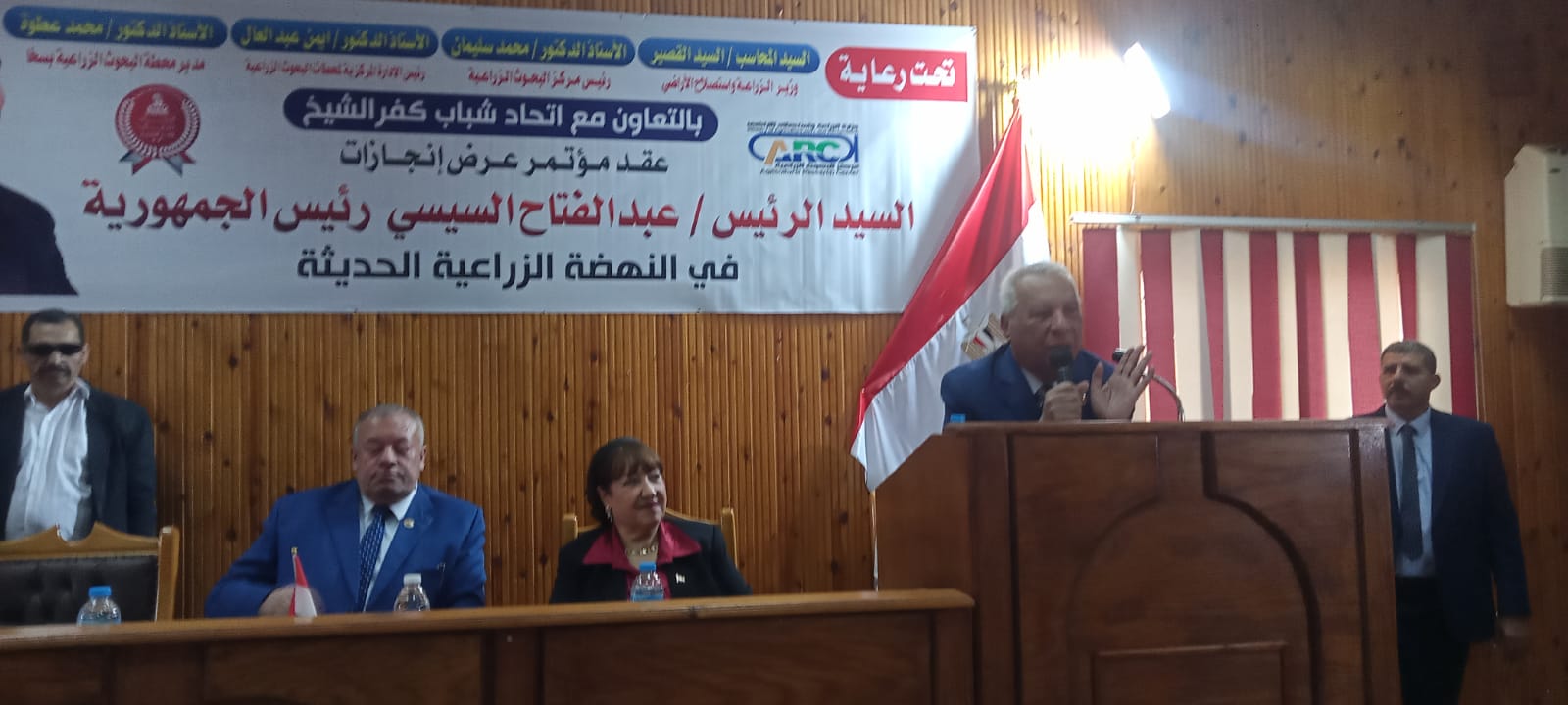 جانب من المؤتمر لعدم المرشح الرئاسي عبدالفتاح السيسي