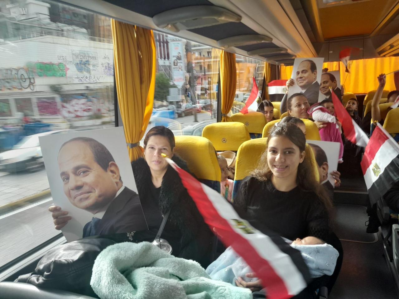 أبناء الجالية المصرية يتوجهون للمشاكة فى الانتخابات الرئاسية