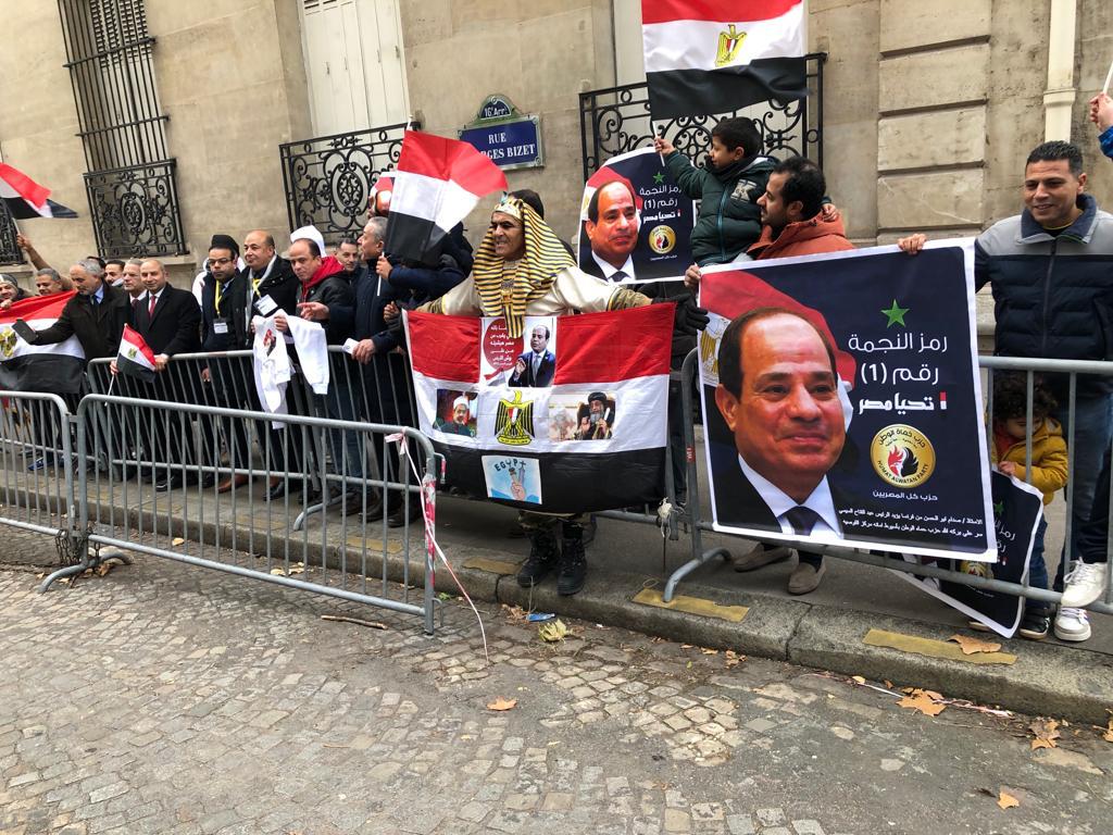 المصريين في باريس يشاركون في الانتخابات الرئاسية