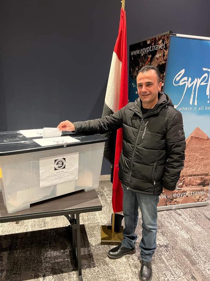 مشاركة المصريين فى كندا فى التصويت بالانتخابات الرئاسية (1)