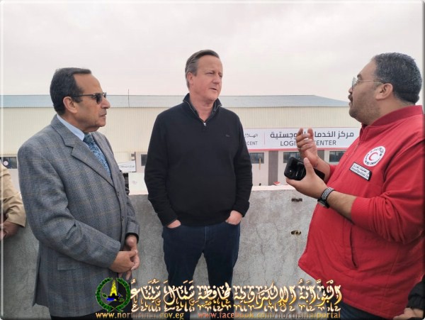 محافظ شمال سيناء يستقبل وزير الخارجية البريطاني