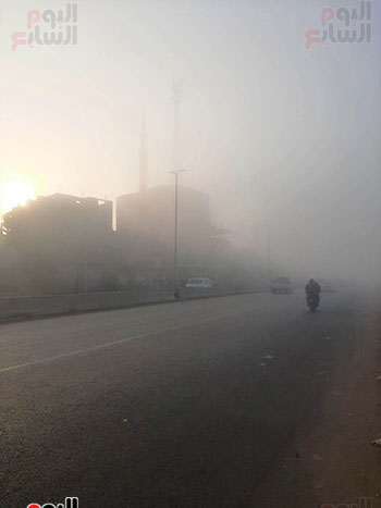 الشبورة-المائية-تغطي-طريق-الإسكندرية-الزراعي-(8)