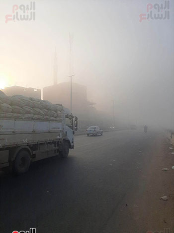 الشبورة-المائية-تغطي-طريق-الإسكندرية-الزراعي-(11)