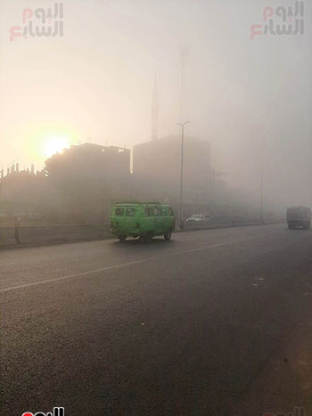 الشبورة-المائية-تغطي-طريق-الإسكندرية-الزراعي-(6)