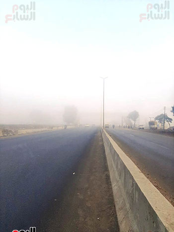 الشبورة-المائية-تغطي-طريق-الإسكندرية-الزراعي-(7)