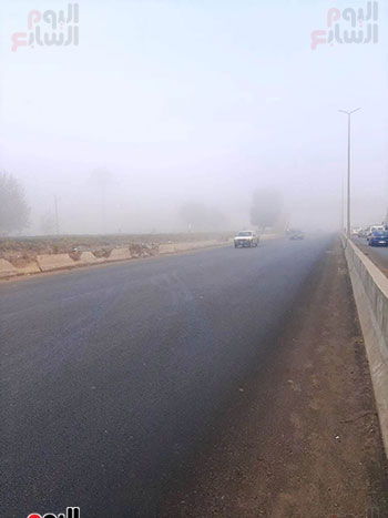 الشبورة-المائية-تغطي-طريق-الإسكندرية-الزراعي-(9)