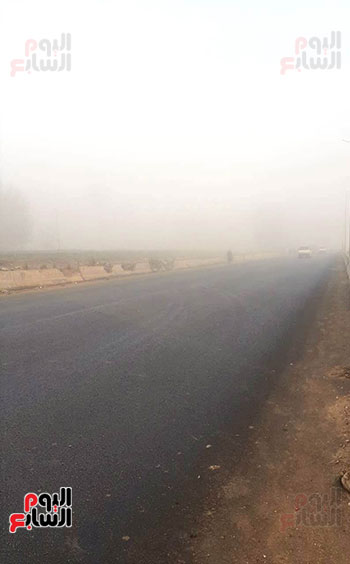 الشبورة-المائية-تغطي-طريق-الإسكندرية-الزراعي-(3)