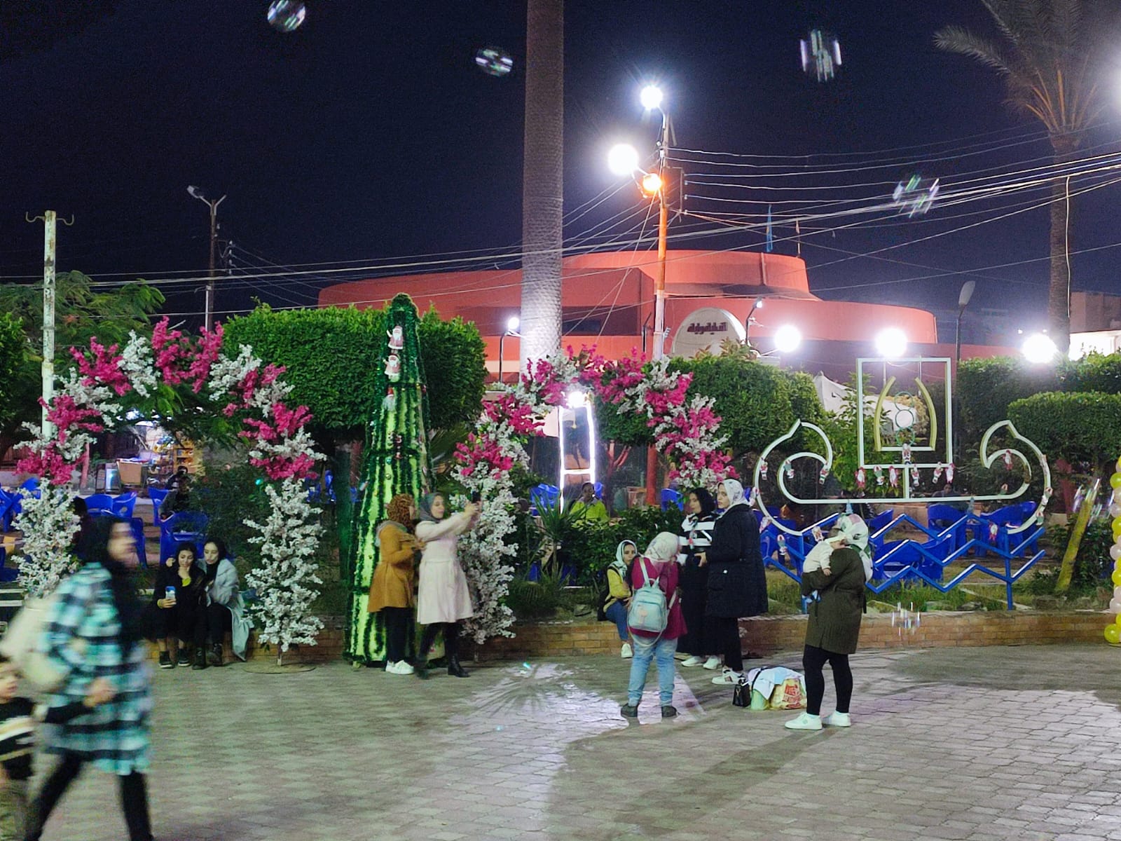 اجواء احتفالية بكفر الشيخ بعيد المياد الجديد