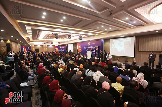 المؤتمر الجماهيرى الذى ينظمه حزب حماة وطن
