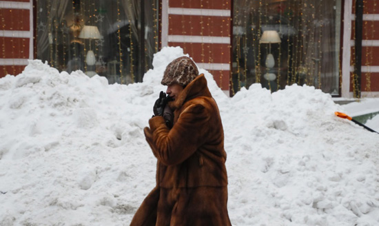 تساقط الثلوج فى موسكو (8)