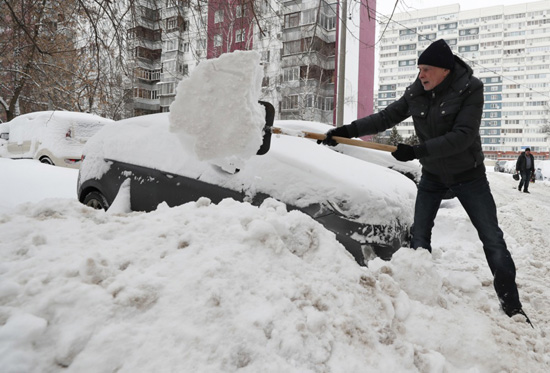 تساقط الثلوج فى موسكو (11)