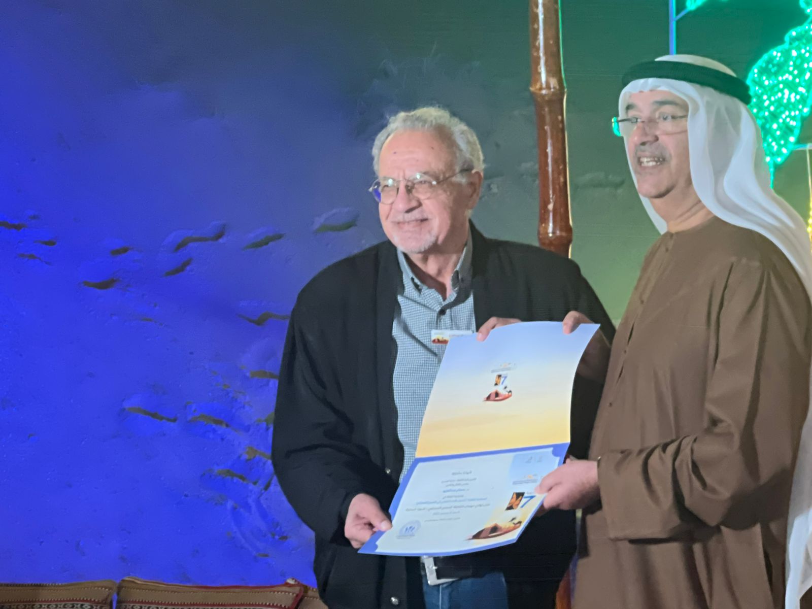 مسرحيون العرب يتناقشون حول الأداء التمثيلي في المسرح الصحراوي بفاعليات مهرجان الشارقة الصحراوي (3)