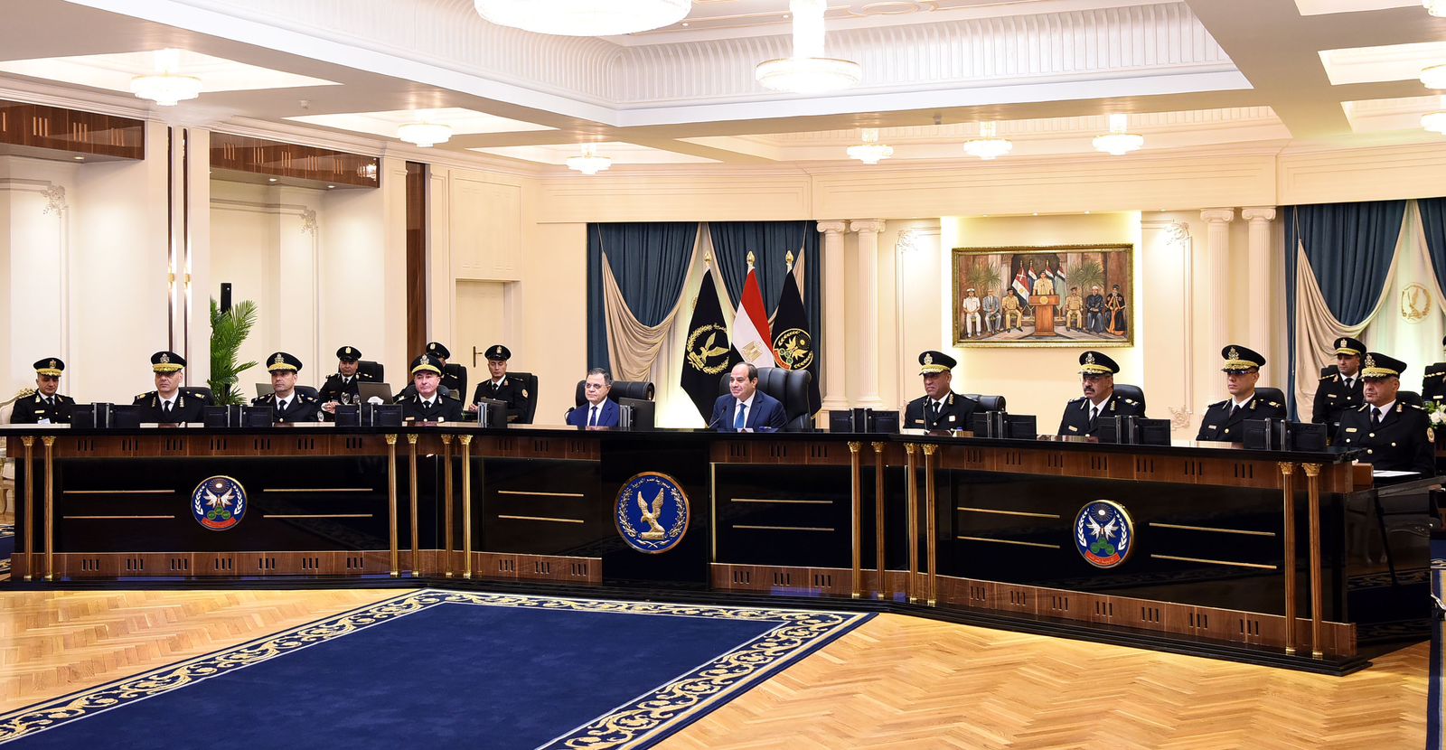 الرئيس السيسى يشهد اختبارات كشف الهيئة للطلبة