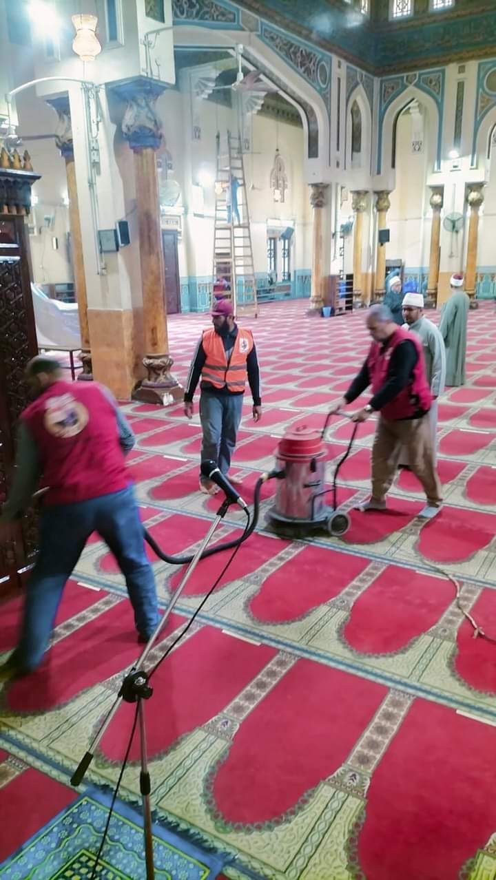 إنطلاق حملة النظافة بجميع مساجد أوقاف دمياط (3)