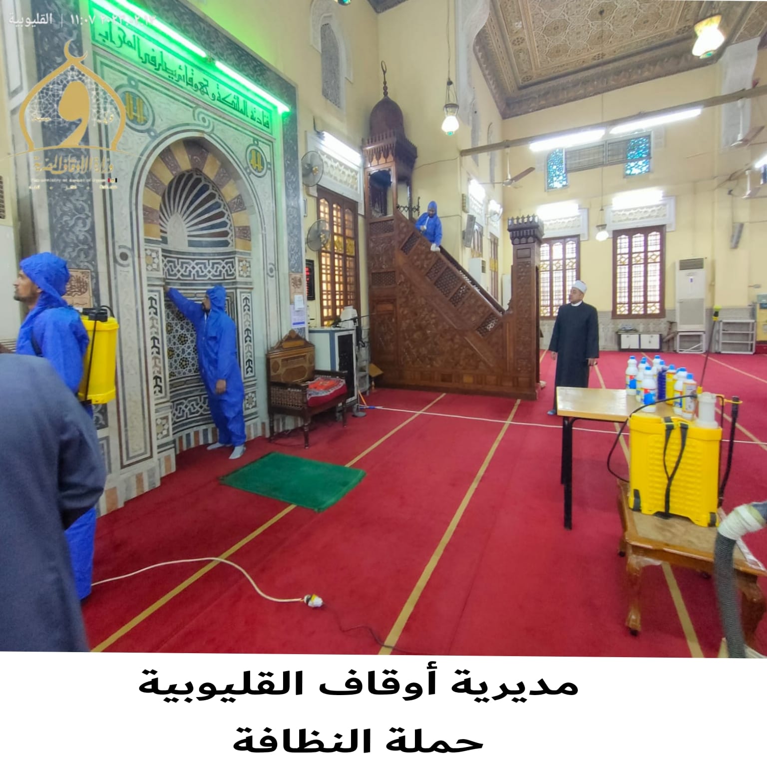 حملة أوقاف القليوبية لنظافة مساجد المحافظة 16