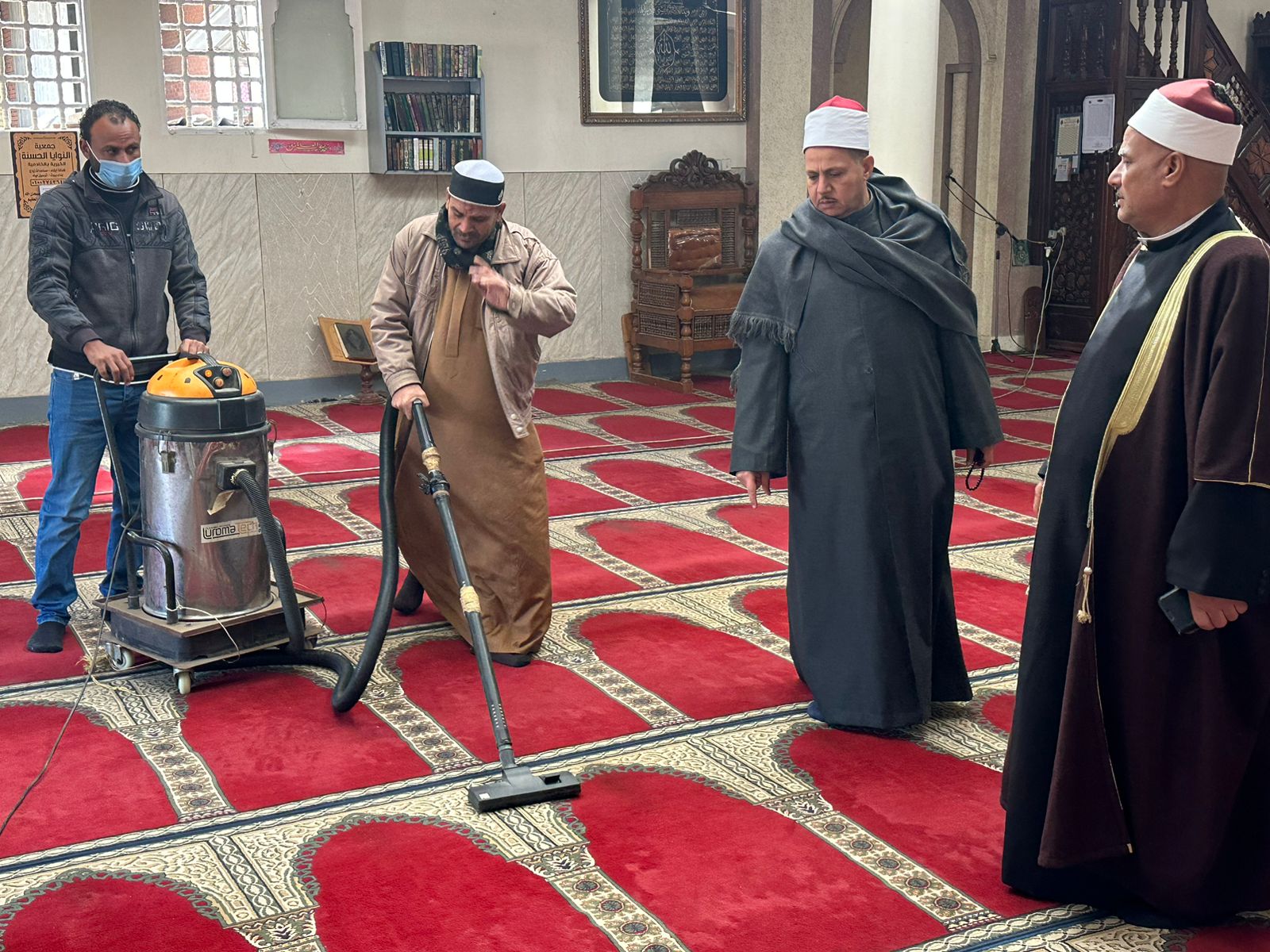 استمرار حملة تنظيف المساجد بكفر الشيخ