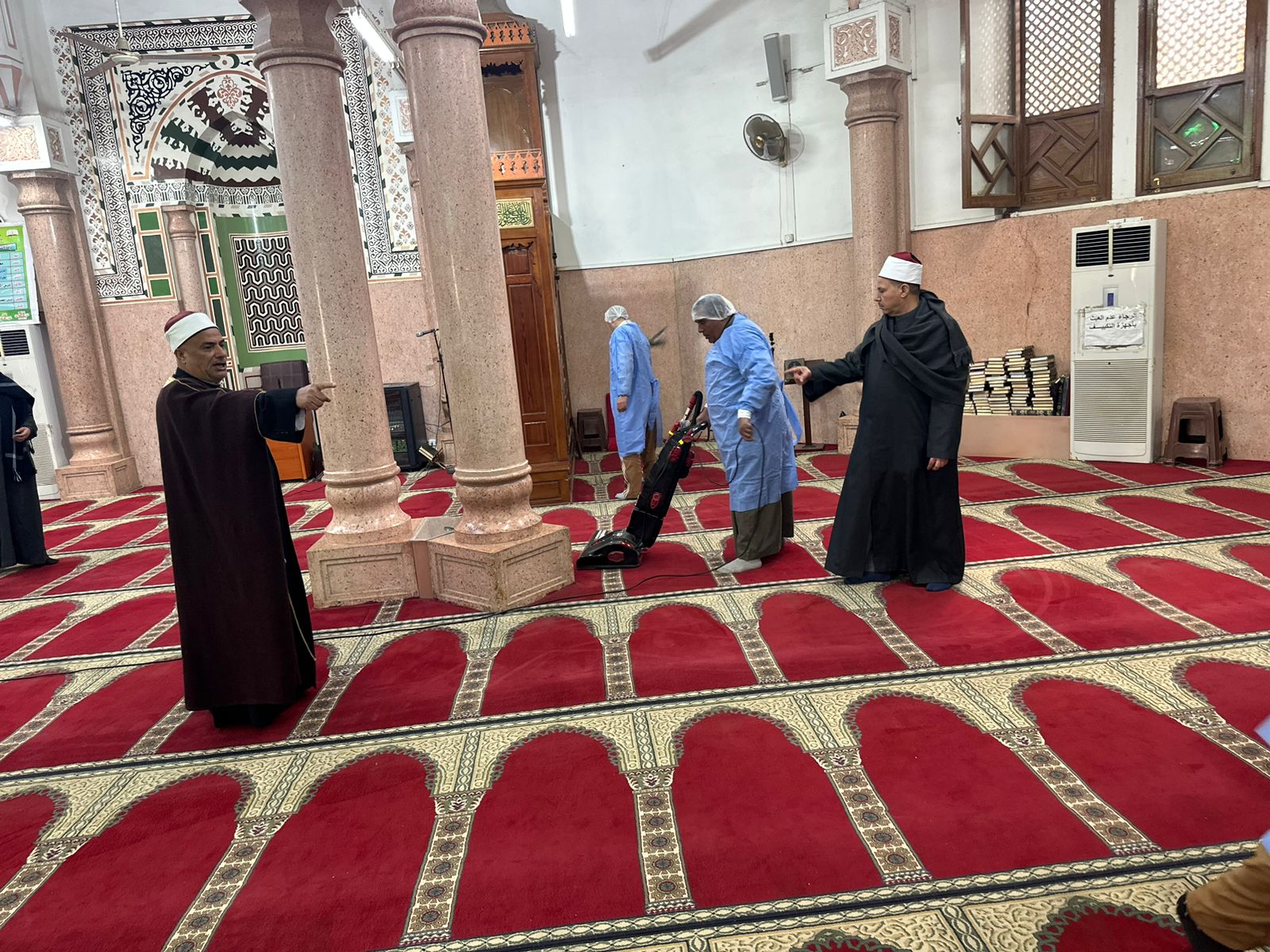 تنظيف مسجد الاستاد بمدينة كفر الشيخ
