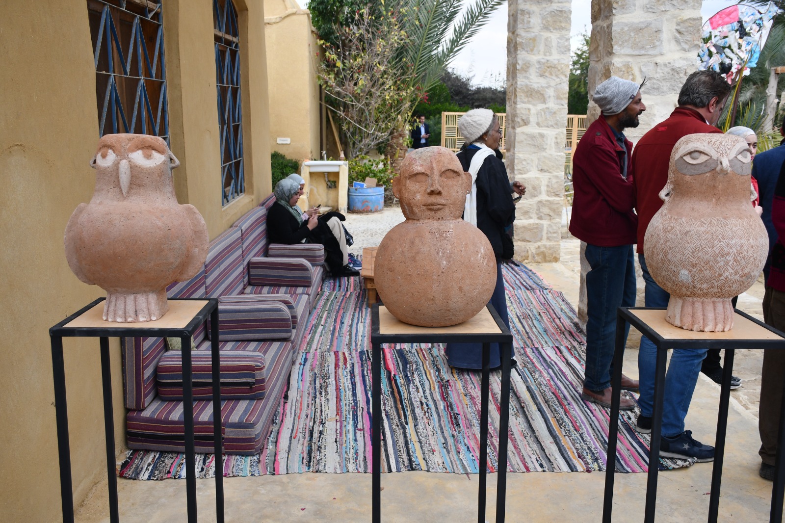 الحفل الختامي لمنحة الإقامة الفنية نقطة انطلاق بقرية تونس فى الفيوم (8)