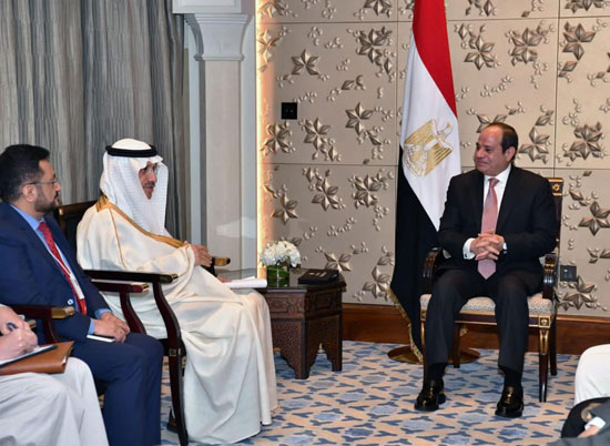 الرئيس-السيسى-يلتقى-فى-دبى-رئيس-مجموعة-البنك-الإسلامى-للتنمية