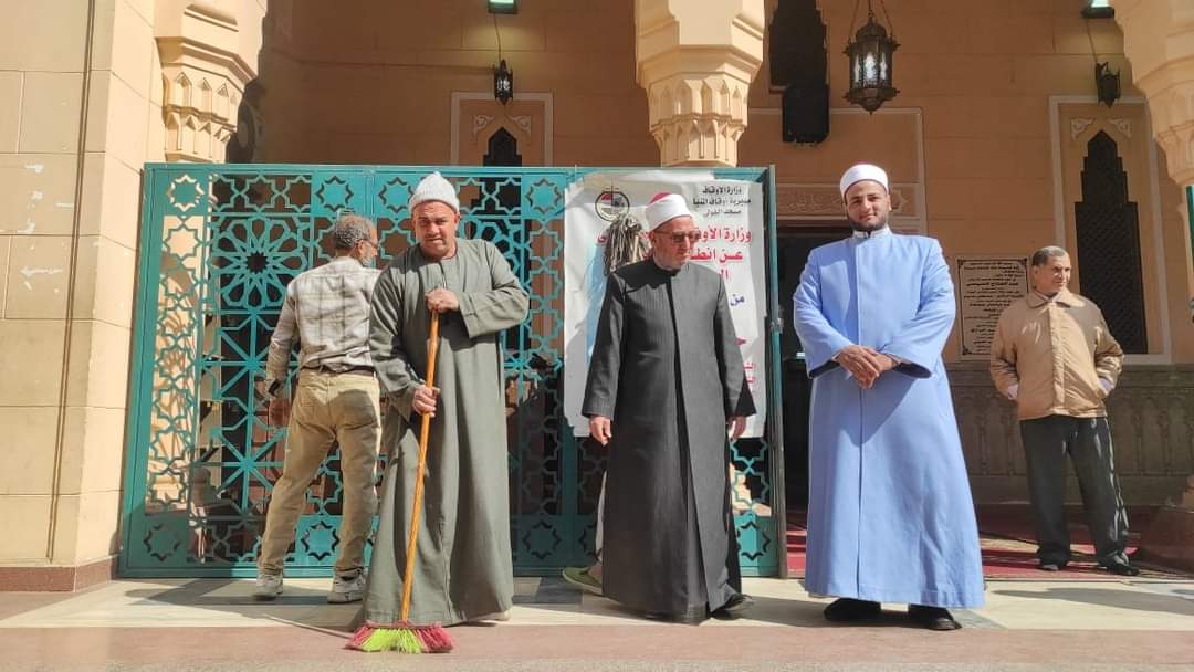 حملة نظافة مكبرة للمساجد