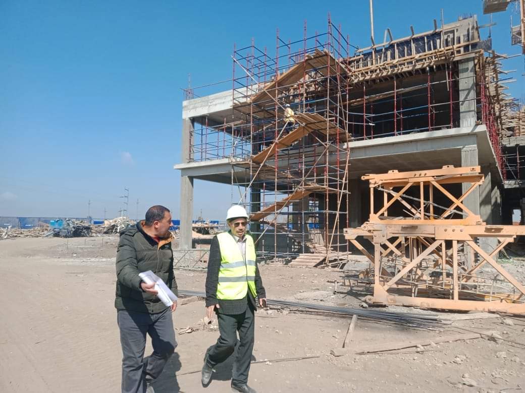 مستشفى ابوقرقاص المركزى الجديدة أثناء البناء (2)