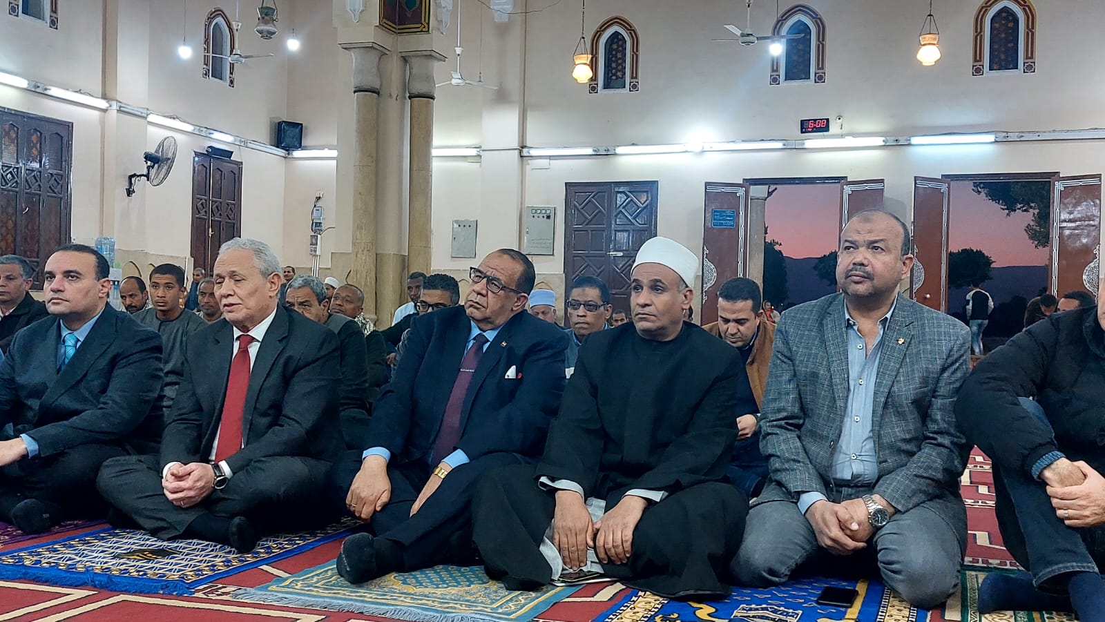 حضور الاحتفال بليلة الإسراء والمعراج بمسجد السيد يوسف بالكرنك